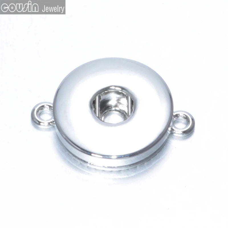 12mm 18mm Snap Button Jewelry Charm Accessories 10pcs/lot