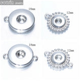 12mm 18mm Snap Button Jewelry Charm Accessories 10pcs/lot
