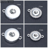 12mm 18mm Snap Button Jewelry Charm Accessories 10pcs/lot