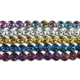 12mm 20pcs Hematite Life Tree Round Spacer Beads for Jewelry Making