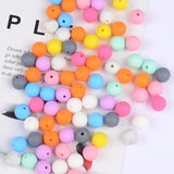 12mm Silicone Beads for Teething: 30Pcs Baby Teether Food-Grade Chewing Beads