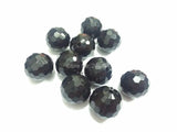 Acrylic Solid Faceted Beads for Necklace Making - 480pcs 12mm, 105pcs 20mm