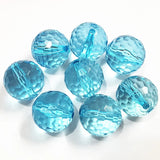 Transparent Irregular Chunky Beads 12mm-480pcs/bag 20mm-100pcs/bag