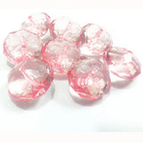 Acrylic Transparent Rondelle Chunky Beads - Choose Size/Color