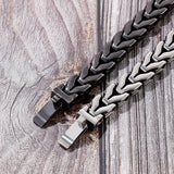 12mm Arrow Chain Bracelet Men Stainless Steel Summer Jewelry