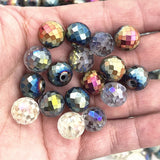 12mm Austria Faceted High Crystal Glass Loose Beads for DIY Bracelet