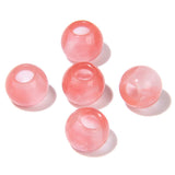 12mm Big Hole Stone Beads Chalcedony Aventurine Round Loose Spacer Beads
