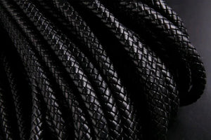 12mm Braided Microfiber Leather Rope String for DIY Bracelet Making
