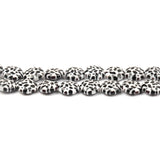 12mm Charm Pattern Flat Round Glass Beads for Jewelry Making