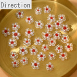 12mm Thousand Flowers Glass Beads DIY Bracelet Necklace Jewelry Accessories