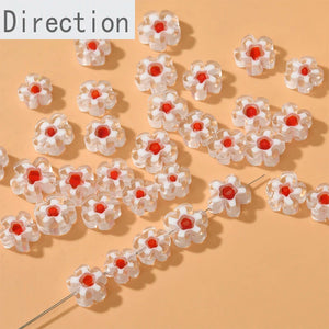 12mm Thousand Flowers Glass Beads DIY Bracelet Necklace Jewelry Accessories