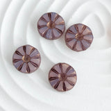 12mm Czech Sunflower Glass Bead High Lampwork Bead DIY Jewelry Making