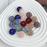12mm Czech Sunflower Glass Bead High Lampwork Bead DIY Jewelry Making