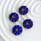 12mm Czech Sunflower Glass Bead High Lampwork Bead DIY Jewelry Making