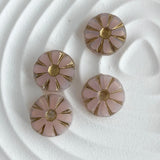 12mm Czech Sunflower Glass Bead High Lampwork Bead DIY Jewelry Making