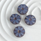 12mm Czech Sunflower Glass Bead High Lampwork Bead DIY Jewelry Making