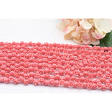 Dark Pink Rose Flower Resin Stone Bead for DIY Bracelet Necklace Jewelry Making