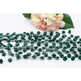 12mm Dk Green Camellia Flower Resin Stone DIY Jewelry