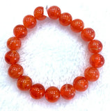 12mm Blood Amber Beeswax Abacus Bracelet