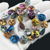 12mm Tree of Life Hematite Spacer Beads for Bracelet Making DIY