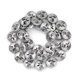 12mm Tree of Life Hematite Spacer Beads for Bracelet Making DIY