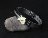 12mm Mens Stainless Steel Mesh Belt Cross Charm Christian Bracelet