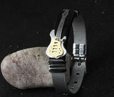 12mm Mens Stainless Steel Mesh Belt Cross Charm Christian Bracelet