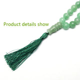12mm Agate Round Beads Islamic Rosary Bracelet Pendant