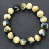 12mm Tiger Eye Bracelet Natural Stone Round Beads Jewelry AAAAA