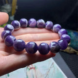 12mm Amethyst Quartz Stretch Bracelet Healing Crystal Jewelry