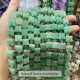 12mm Green Aventurine Clover Beads for Jewelry Making