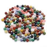 12mm Natural Stone Loose Beads 7Chakra Diy Round Ball Beads Yoga Healing