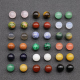 12mm Natural Stone Loose Beads 7Chakra Diy Round Ball Beads Yoga Healing