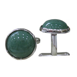 12mm Shell Pearl Men's Cufflinks Natural Stone Round Suit Jewelry