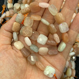12mm Natural Sunstone Stone Beads 15'' Square DIY Loose Beads