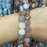 12mm Natural Sunstone Stone Beads 15'' Square Drop DIY Spacer Loose Beads