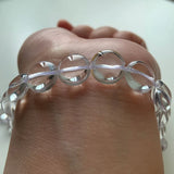 12mm Clear Quartz Beads 15'' Rock Quartz Coin DIY Crystal Loose Beads