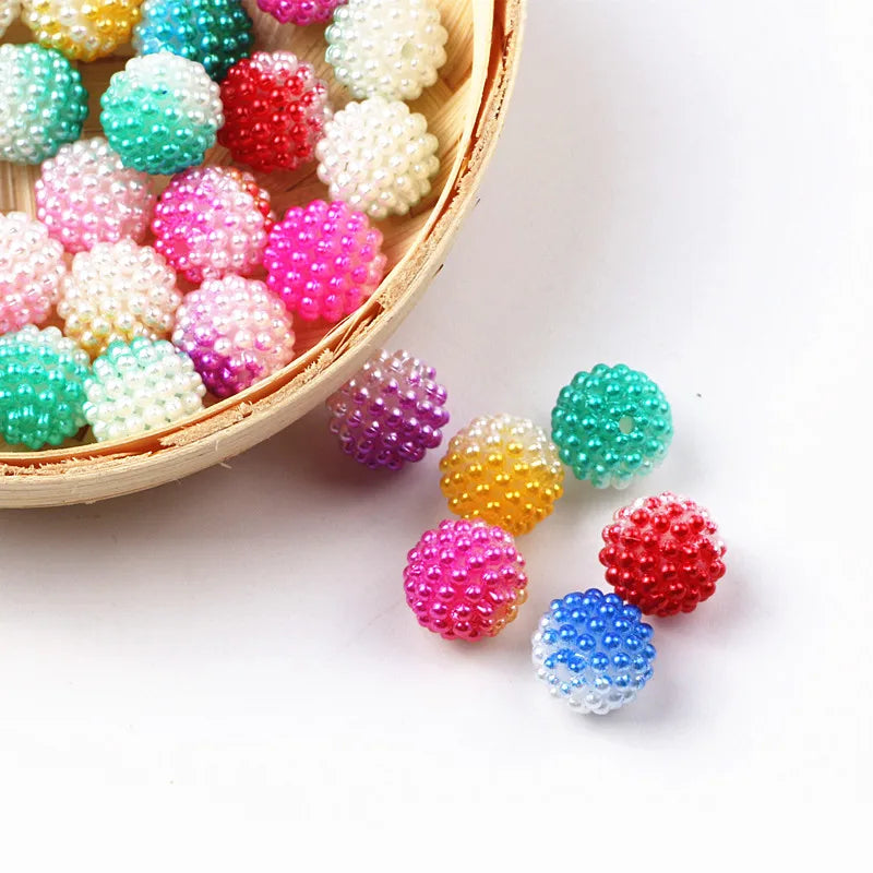 12mm ABS Pearls Bayberry Beads for Jewelry Making DIY 200pcs/lot