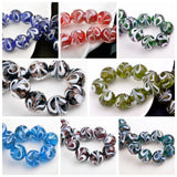 12mm Round Lampwork Glass Beads Jewelry Findings
