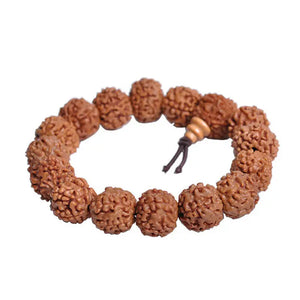 12mm Rudraksha Seeds Tibet Buddhism Amulet Bracelet