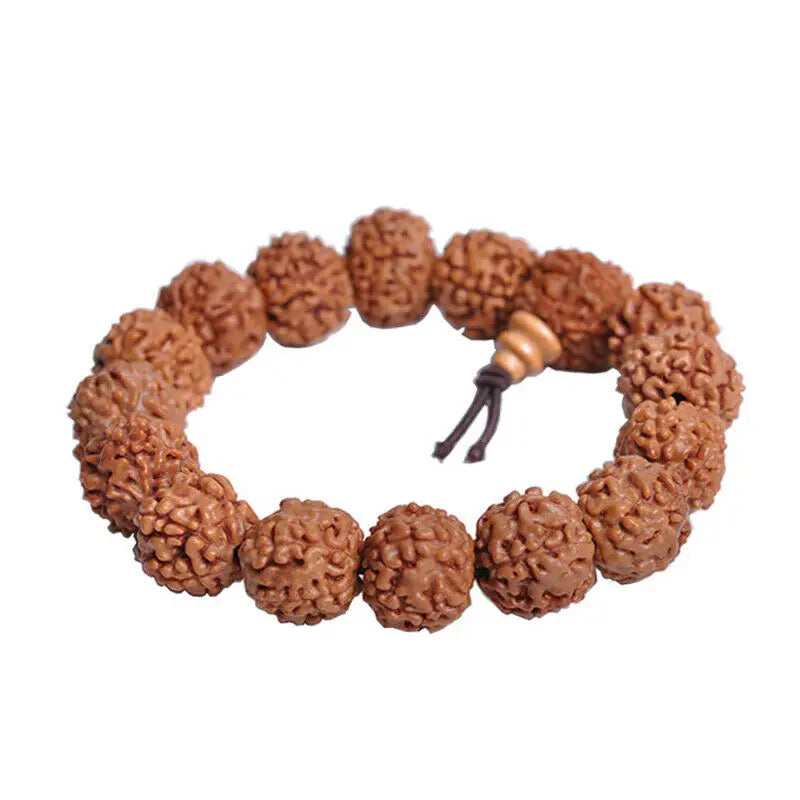 12mm Rudraksha Seeds Tibet Buddhism Amulet Bracelet