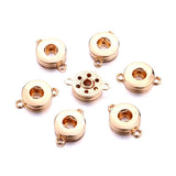 12mm Snap Button Base Pendant Charms for DIY Ginger Snaps Necklace Bracelet