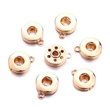 12mm Snap Button Base Pendant Charms for DIY Ginger Snaps Necklace Bracelet