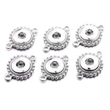 12mm Snap Button Base Pendant Charms For Ginger Snaps DIY Necklace