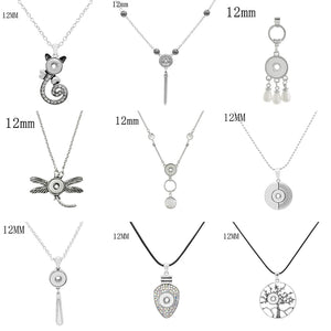 12mm Snap Button Necklace DIY Jewelry