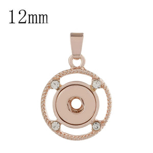 12mm Snap Button Pendants DIY Jewelry No Chain KD3202