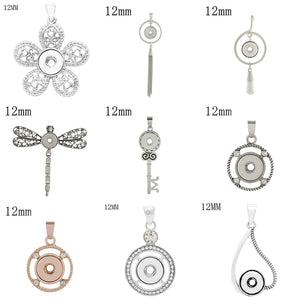 12mm Snap Button Pendants DIY Jewelry No Chain KD3202