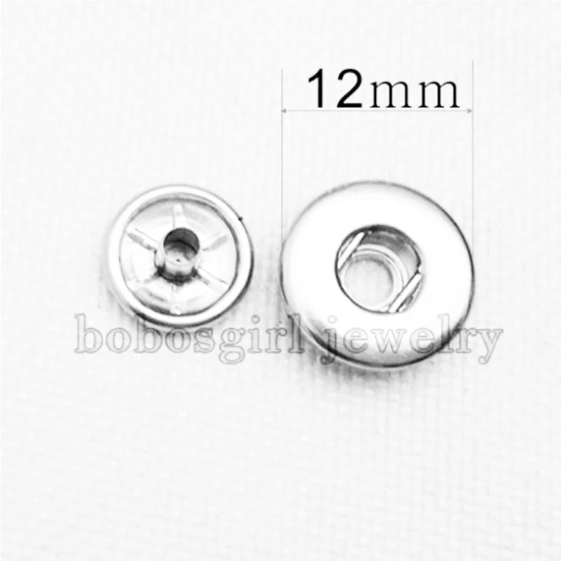 12mm Snap Metal Button Stud DIY 100 G066