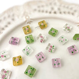 12mm Flower Glass Bead Matte Lampwork Bead DIY Jewelry Making