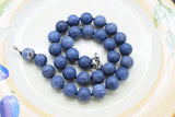 12mm Coral Smooth Round Necklace 18 Inch Beads Nature